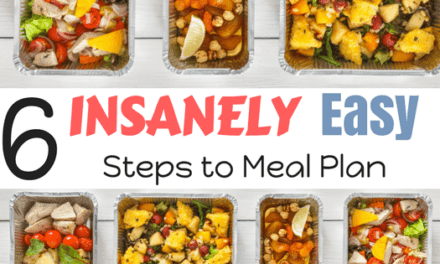 6 Insanely Easy Steps to Meal Plan