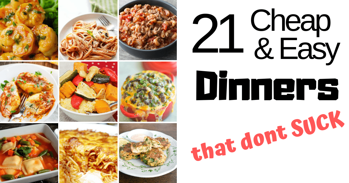 The Cheapest Meal Ideas 🤑- Easy Cheap Dinner Ideas